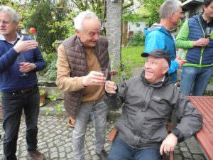 Bruckberg Anstoßen mit Vitus Lechner